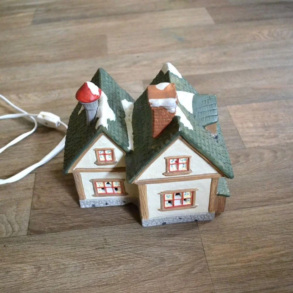 Santa's Workshop LED Lightup Village House Christmas Decor